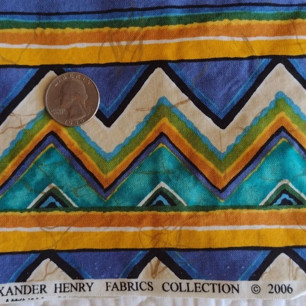 Alexander Henry Nyanza Zig Zag Fabric 14.5